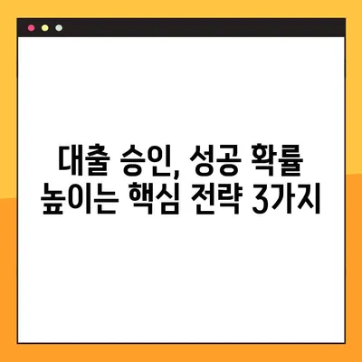 4대보험 미가입 대출, 성공 가능성 높이는 3가지 전략 | 대출 승인, 성공 확률 높이기, 꿀팁