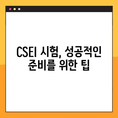 CSEI 테스트 바로가기| 링크 모음 및 시험 정보 | CSEI, 시험, 링크, 정보, 바로가기