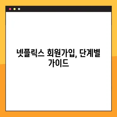 넷플릭스 회원가입, 5가지 방법 완벽 정리! |  PC, 모바일, TV, 결제, 가입