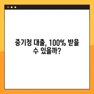 중기청 대출 100% 받는 방법| 실제 경험담과 성공 전략 공개 | 중소기업, 대출 조건, 사업자 대출, 성공 사례