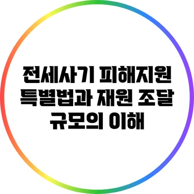 전세사기 피해지원 특별법과 재원 조달 규모의 이해